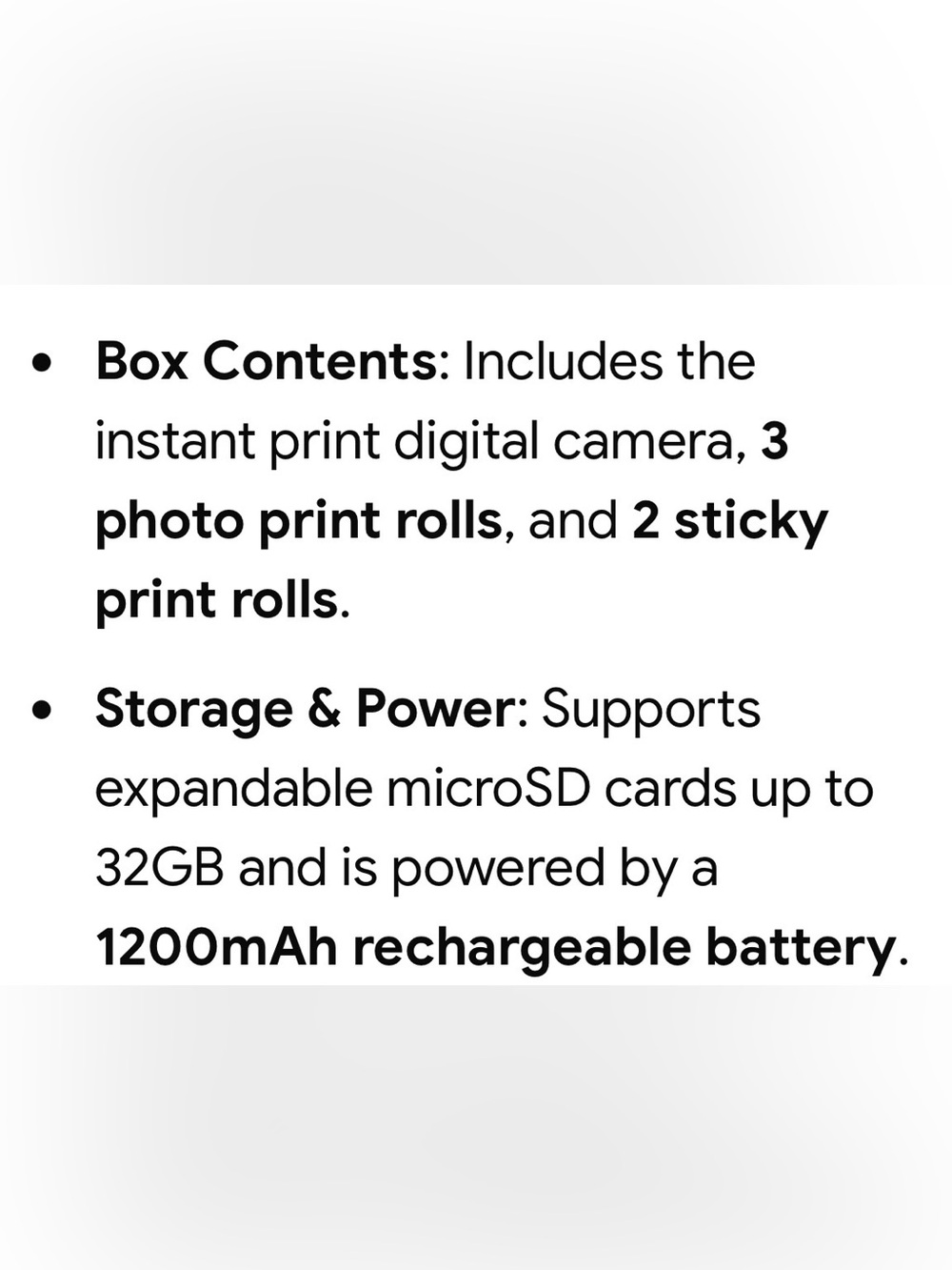 Instaprint Instant Print Digital Camera BRAND NEW - Picture 7 of 7